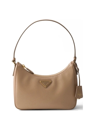 Prada Re-Edition 2005 Saffiano leather mini-bag - Neutrals