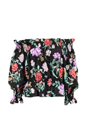 Christy Lynn Vienna floral blouse - Black