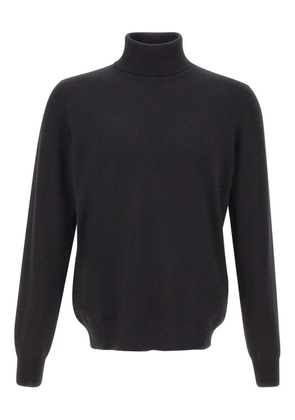 Gran Sasso high-neck ribbed-trims sweater - Black
