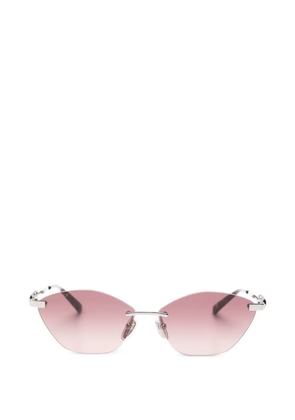 Gucci Eyewear horsebit rimless sunglasses - Silver
