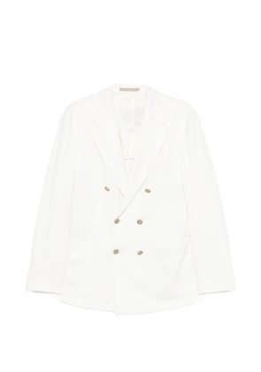Eleventy double-breasted blazer - White