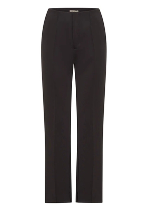Nicholas Lillianna straight-leg pleated trousers - Black