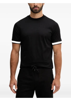 Karl Lagerfeld contrast T-shirt - Black