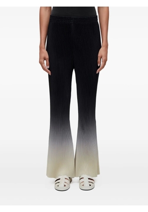 Osklen pleated ombre-effect trousers - Black