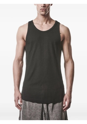 Thom Krom fine-ribbed tank top - Black