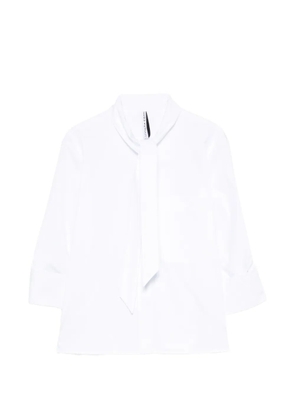 Liviana Conti tie-neck shirt - White