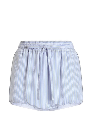 Dolce & Gabbana striped drawstring-dastening shorts - Blue