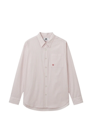 CHOCOOLATE striped pocket-detail cotton shirt - Pink
