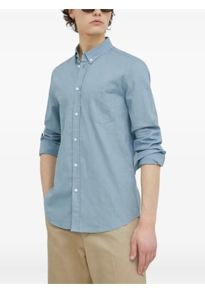 SAMSOE SAMSOE buttoned shirt - Blue
