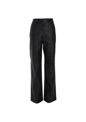 ROTATE BIRGER CHRISTENSEN textured straight trousers - Black