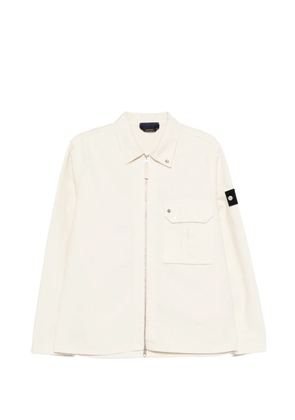 Stone Island chest-pocket zip overshirt - Neutrals