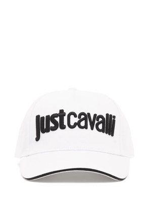 Just Cavalli logo-detail baseball cap - White