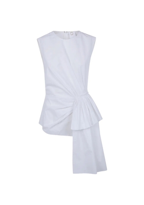 Mantu sleeveless tie-detail top - White