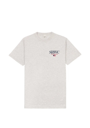 Sporty & Rich flag graphic T-shirt - Grey
