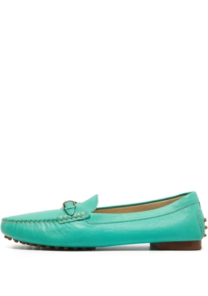Ralph Lauren Collection pre-owned leather loafers - Green