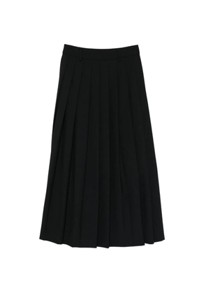IVORY PARIS pleated skirt - Black