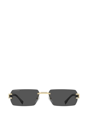 DSQUARED2 EYEWEAR rectangle-frame sunglasses - Gold
