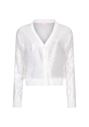 LIU JO V-neck cardigan - White