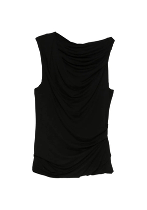 ENTIRE STUDIOS draped sleeveless top - Black