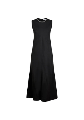 Brunello Cucinelli beaded-embellished sleeveless dress - Black