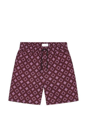 Les Deux Harry Arabesque pattern shorts - Red