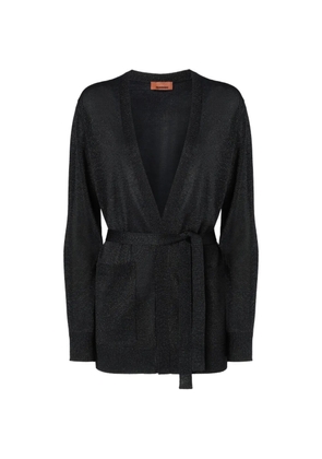 Missoni belt cardigan - Black