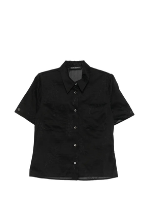 OUR LEGACY X-Ray floral pocket shirt - Black