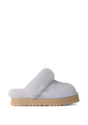 UGG blue platform slippers