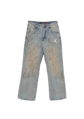 Andersson Bell Destroyed wide-leg jeans - Blue
