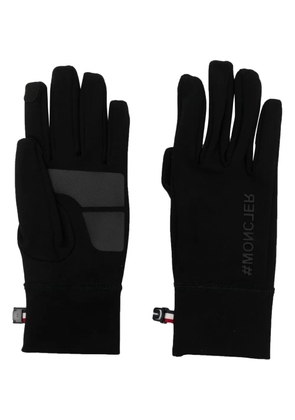 Moncler Grenoble scuba jersey gloves - Black