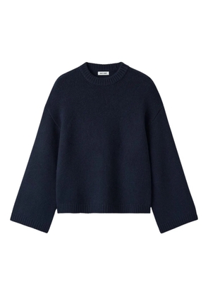 Soft Goat crew-neck sweater - Blue