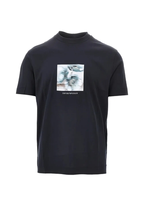 Emporio Armani graphic T-shirt - Blue