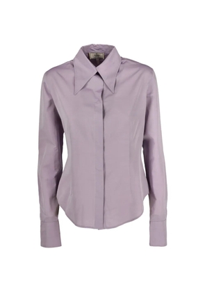 Fendi Pre-Owned point-collar shirt - Purple