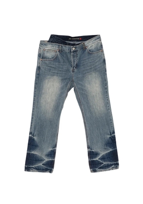 Andersson Bell asymmetric layered jeans - Blue