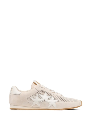 AMIRI mesh star-appliqué sneakers - Neutrals