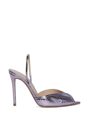 Andrea Wazen Katy slingback sandals - Purple