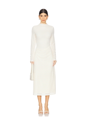 LIONESS Resolution Midi Dress in Beige. Size XS. Also in M.