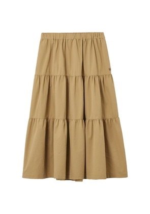 CHOCOOLATE tiered skirt - Neutrals