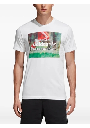 adidas Stadium Originals 'White / Multicolour' T-shirt