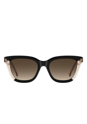 Carolina Herrera embellished cat-eye sunglasses - Black