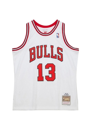Mitchell & Ness x NBA Luc Longley Chicago Bulls 1997 vest - White