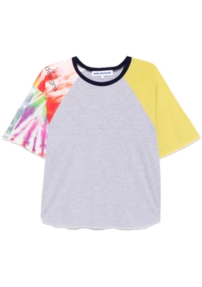 Stain Shade panelled T-shirt - Grey