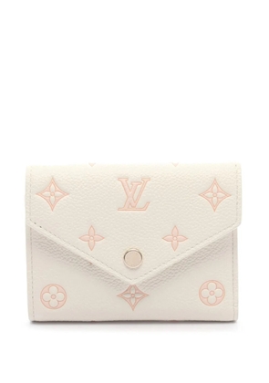 Louis Vuitton Pre-Owned 2021-2026 Monogram Empreinte Portefeuille Victorine small wallets - White