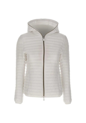 Save The Duck hooded quilted jacket - White