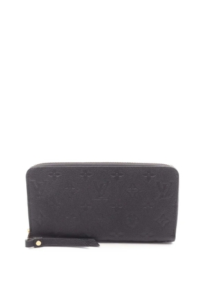 Louis Vuitton Pre-Owned 2021-2026 Monogram Empreinte Zippy long wallets - Black