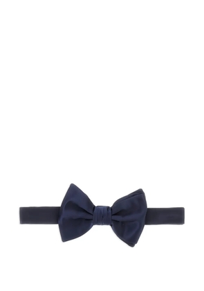 Emporio Armani silk bow tie - Blue