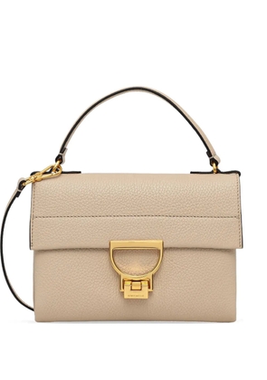 Coccinelle mini Arlettis satchel bag - Neutrals