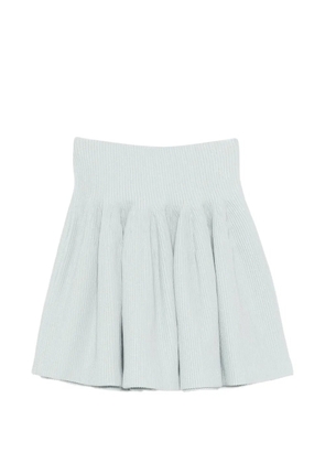 CFCL Hypha glitter pleated mini skirt - Blue