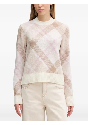 Barbour Sara argyle crew-neck sweater - Neutrals