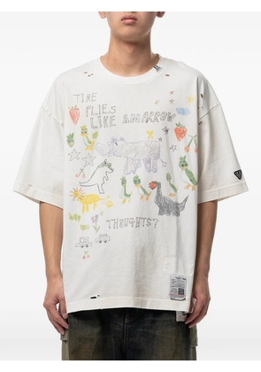 Maison MIHARA YASUHIRO graphic-print T-shirt - White